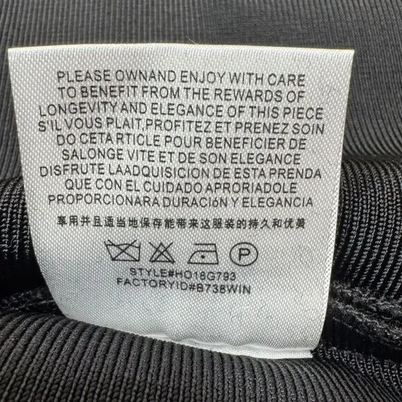 Herve Leger Trendy Black Two-Piece Cutout Bandage Dress Set Party Club zip - Picture 4 of 13